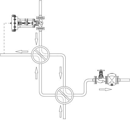 Fig. 6-20: Optimally designed condensate cooling